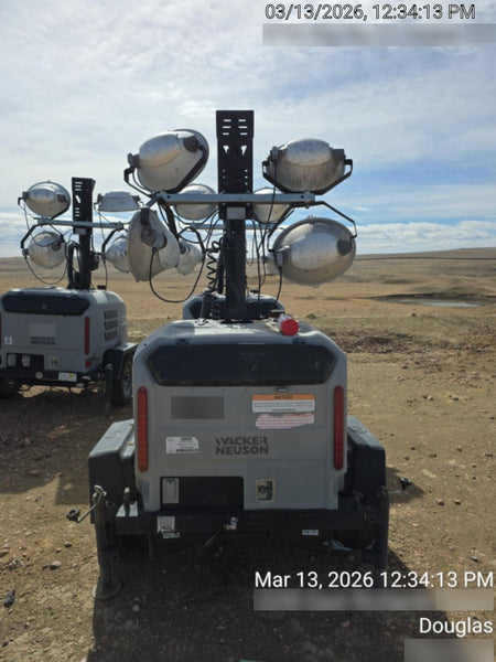 2018 Wacker Neuson LTV6L-MH Wacker Neuson LTV6L Mobile Light Tower w/Fuel Level Sensor Installed