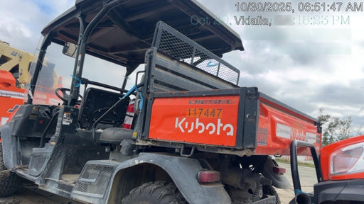 2020 Kubota RTV-X1140W-H 4wd Utility Cart, 4 Seat, Diesel, LED Strobe, Windshield Tempered Glass, Plastic Canopy, Wire Harness Kit, Backup Alarm