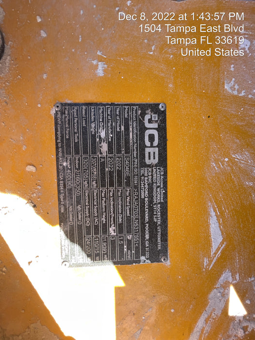 2022 JCB S4046E