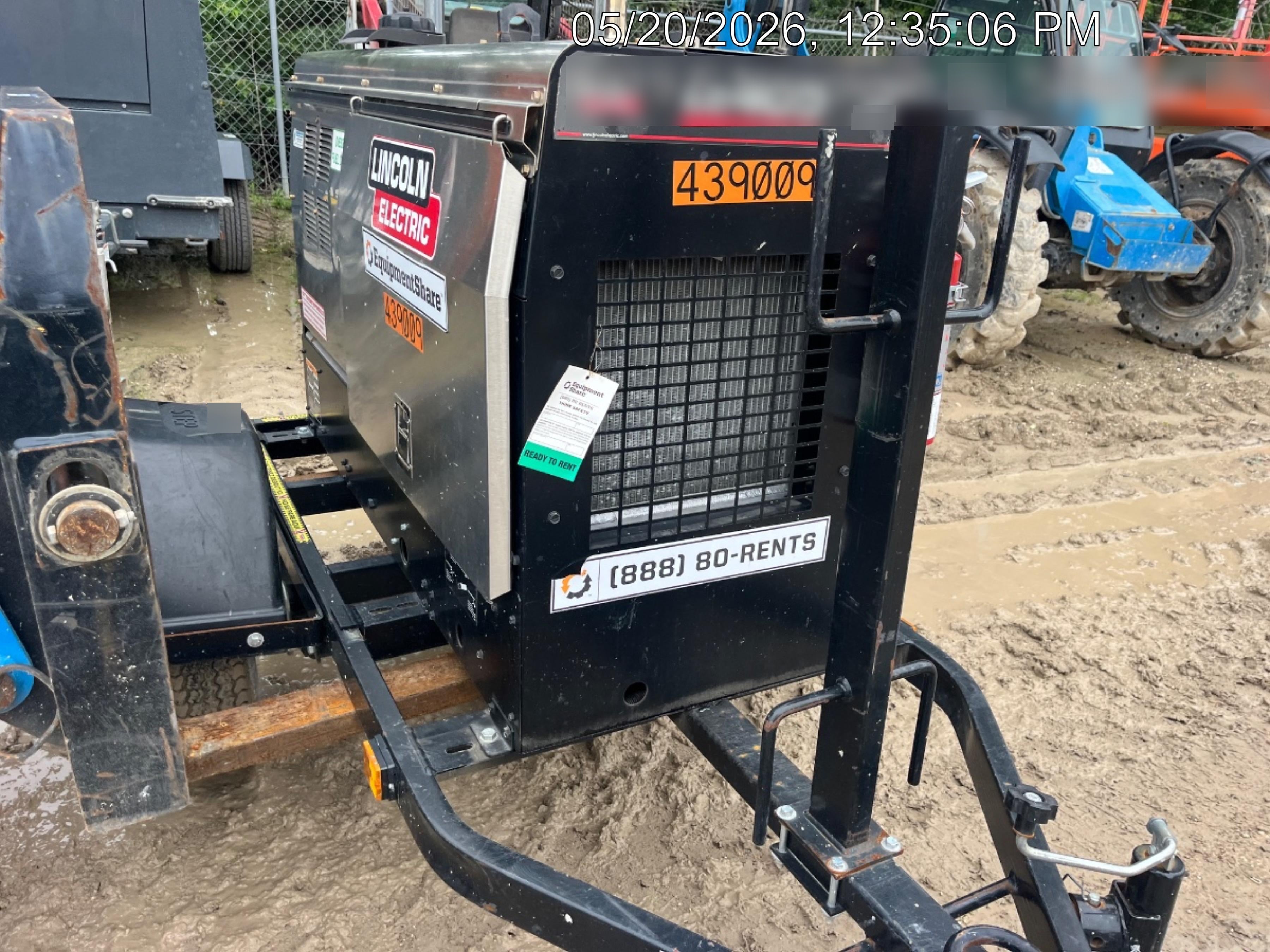 2024 Lincoln Electric LE400 Kubota V1505, Trlr, Cable Rack, Light Kit, ES Decals, T3