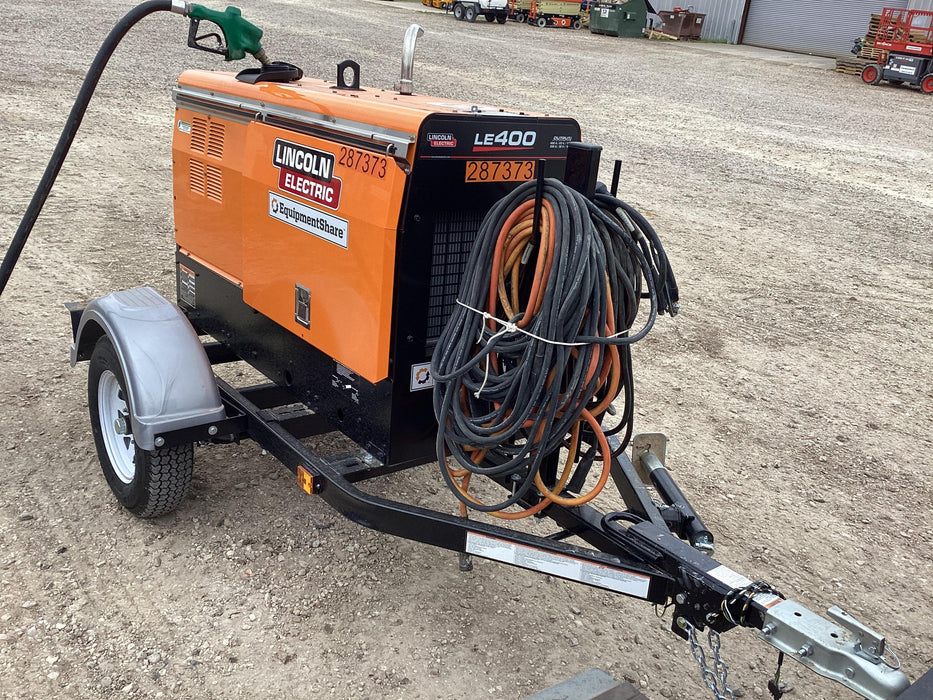 2022 Lincoln Electric LE400 Kubota V1505, Trlr, Cable Rack, Light Kit, ES Decals, T3