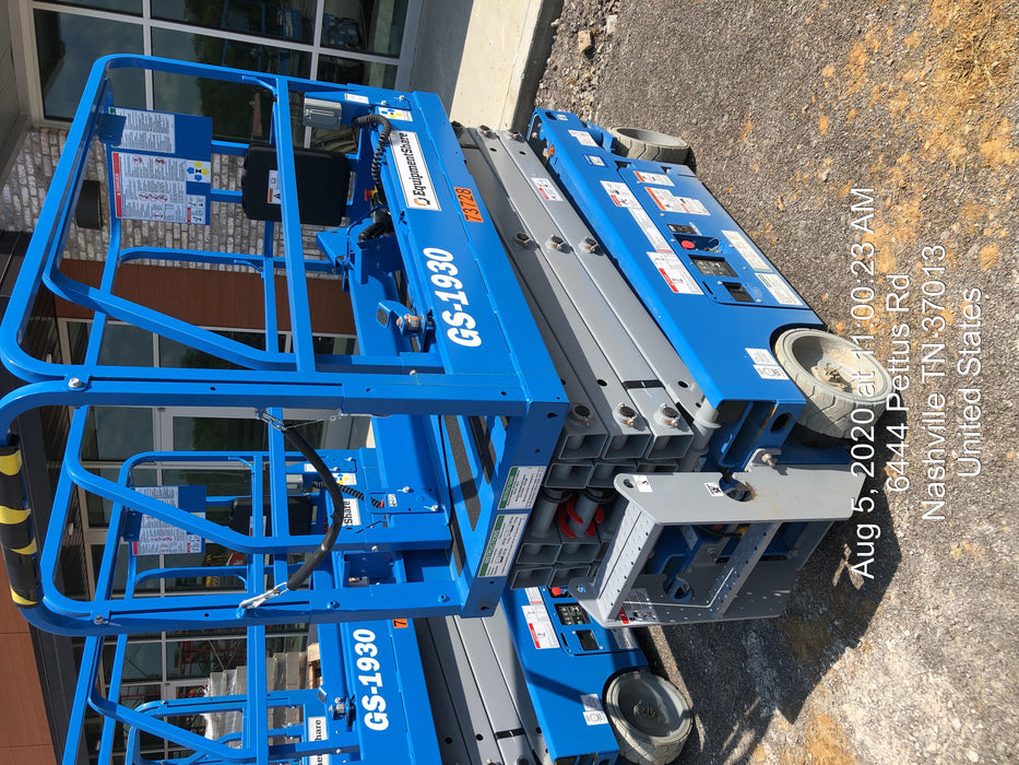 2020 Genie GS-1930 Fixed rails with chain entry gate - Pre A92.20