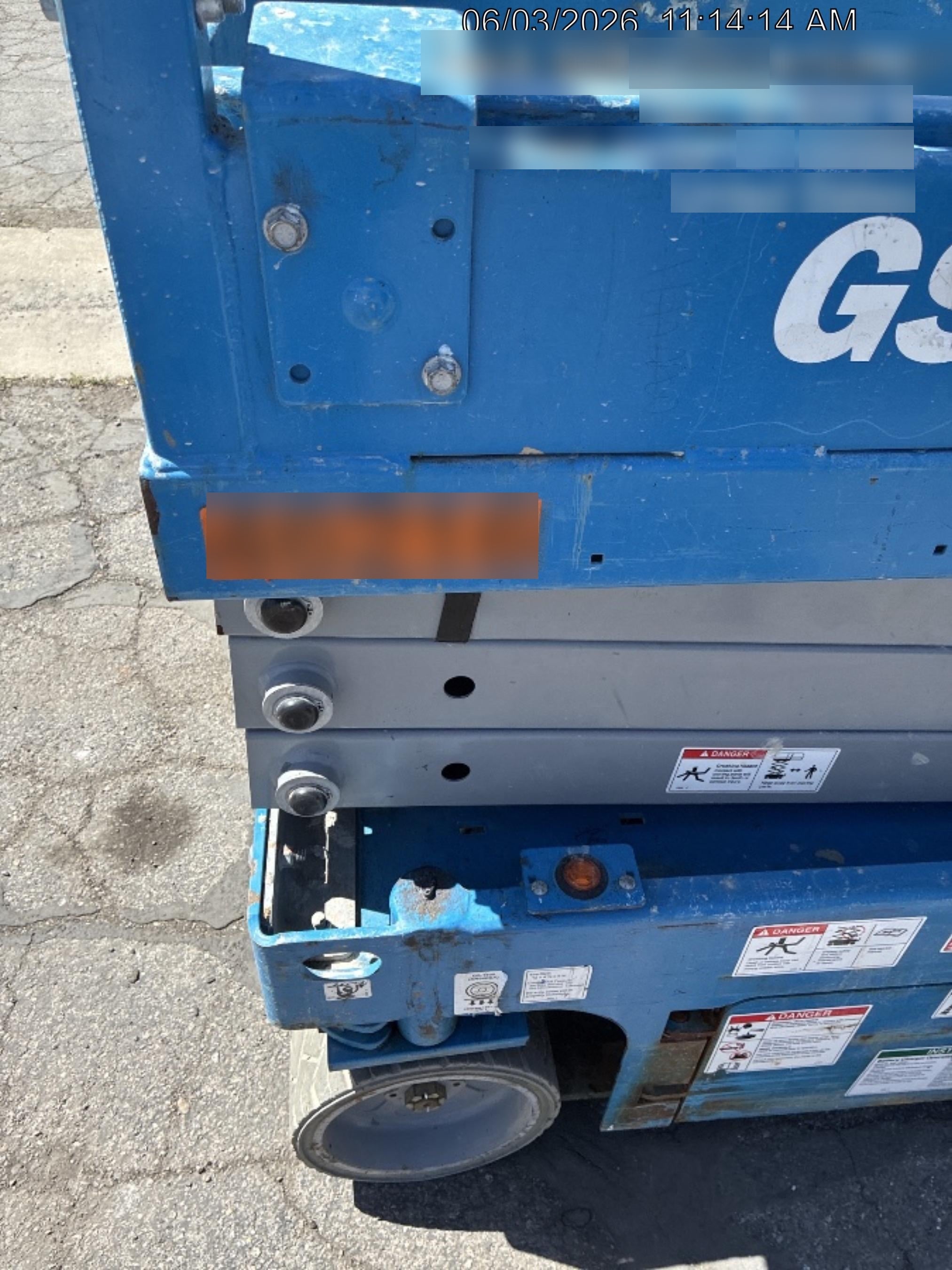 2019 Genie GS-1930 Fixed rails with chain Entry
