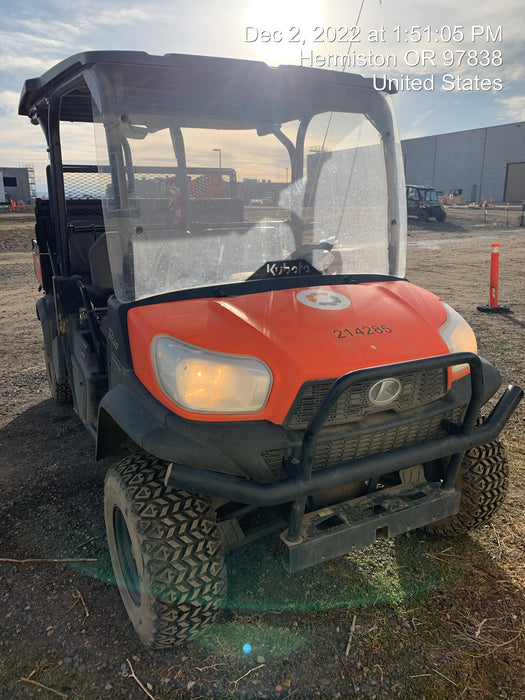 2022 Kubota RTV-X1140W-H Plastic Canopy, Windshield Acrylic Clear, LED Strobe Light, Wire Harness Kit, Back up Alarm