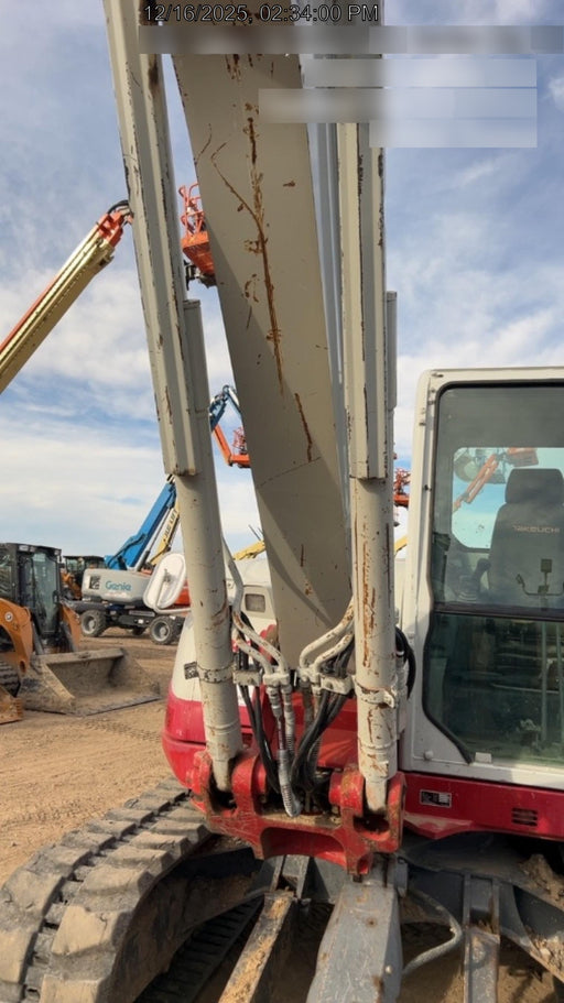 2019 Takeuchi TB290 Cab/Heat/AC Rubber tracks, Dozer blade, Travel alarm, Auxiliary hydraulics w/Manual QC, Hydraulic thumb, 18", 24", and 36" Buckets
