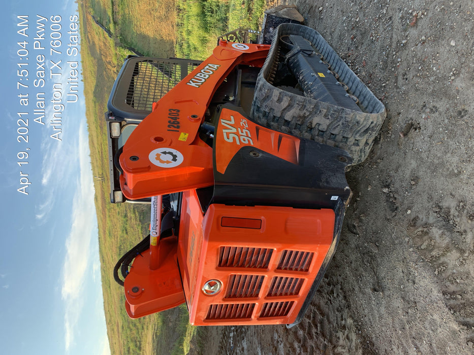 2020 Kubota SVL95-2S Open ROPS, Tier 4 Kubota Engine, Quick Coupler