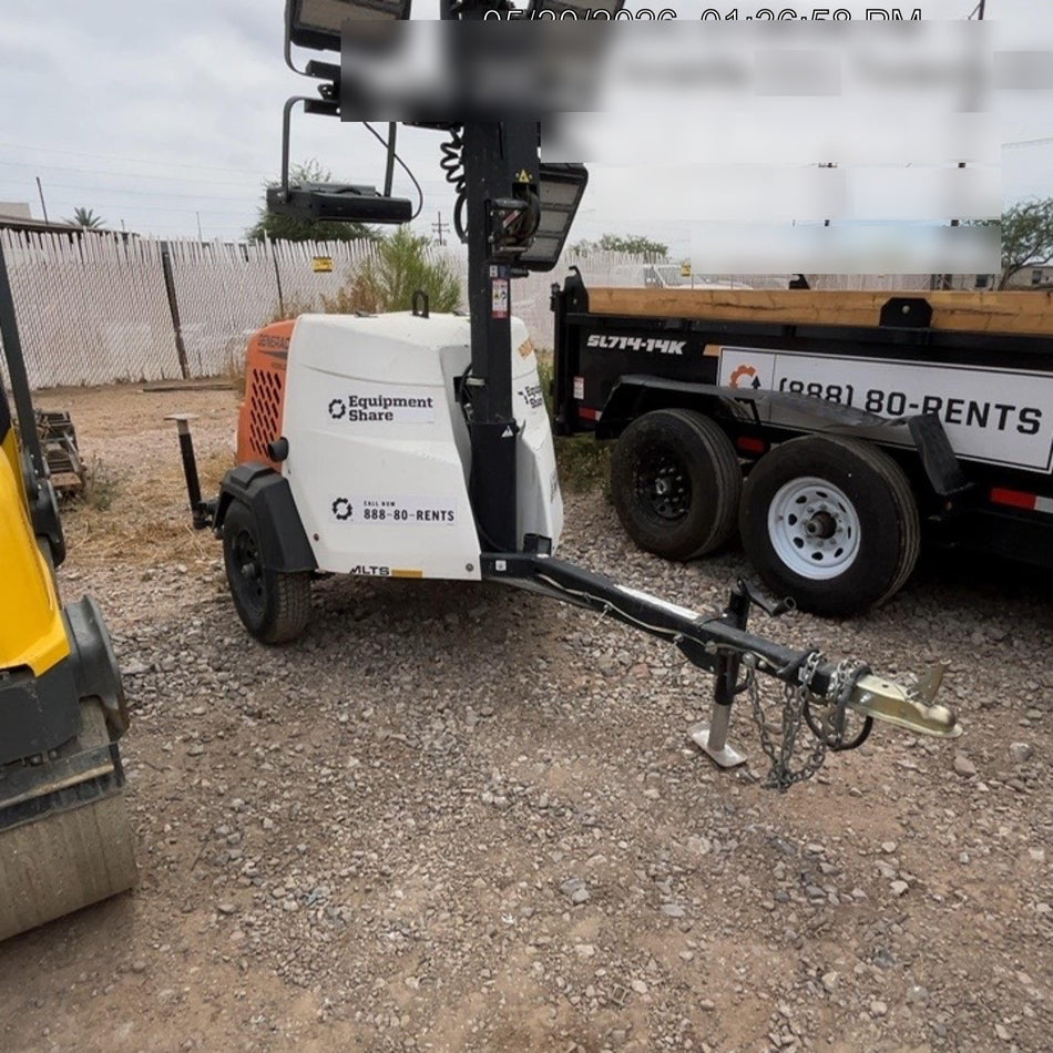 2024 Generac MLT2 Diesel, Flex Switch 120V Input, Powerzone Controller, 
(4) 320W LED Lights, 4kW Generator, 39.9 Gal Fuel Tank, 2" Ball, T3