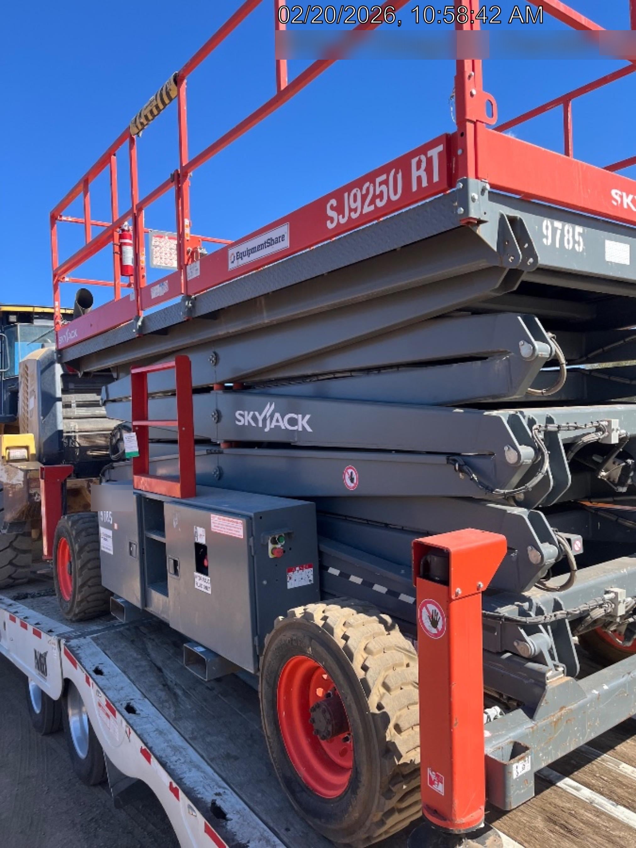 2018 SKYJACK SJ9250 RT