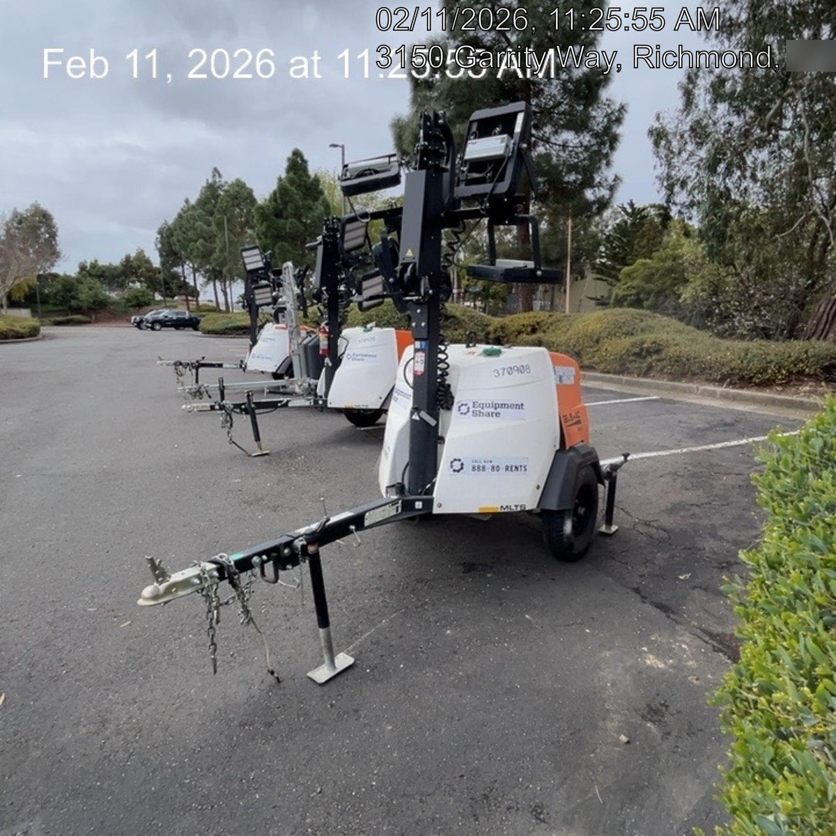 2023 Generac MLT2 Diesel, Flex Switch 120V Input, Powerzone Controller, 
(4) 320W LED Lights, 4kW Generator, 39.9 Gal Fuel Tank, 2" Ball, T3