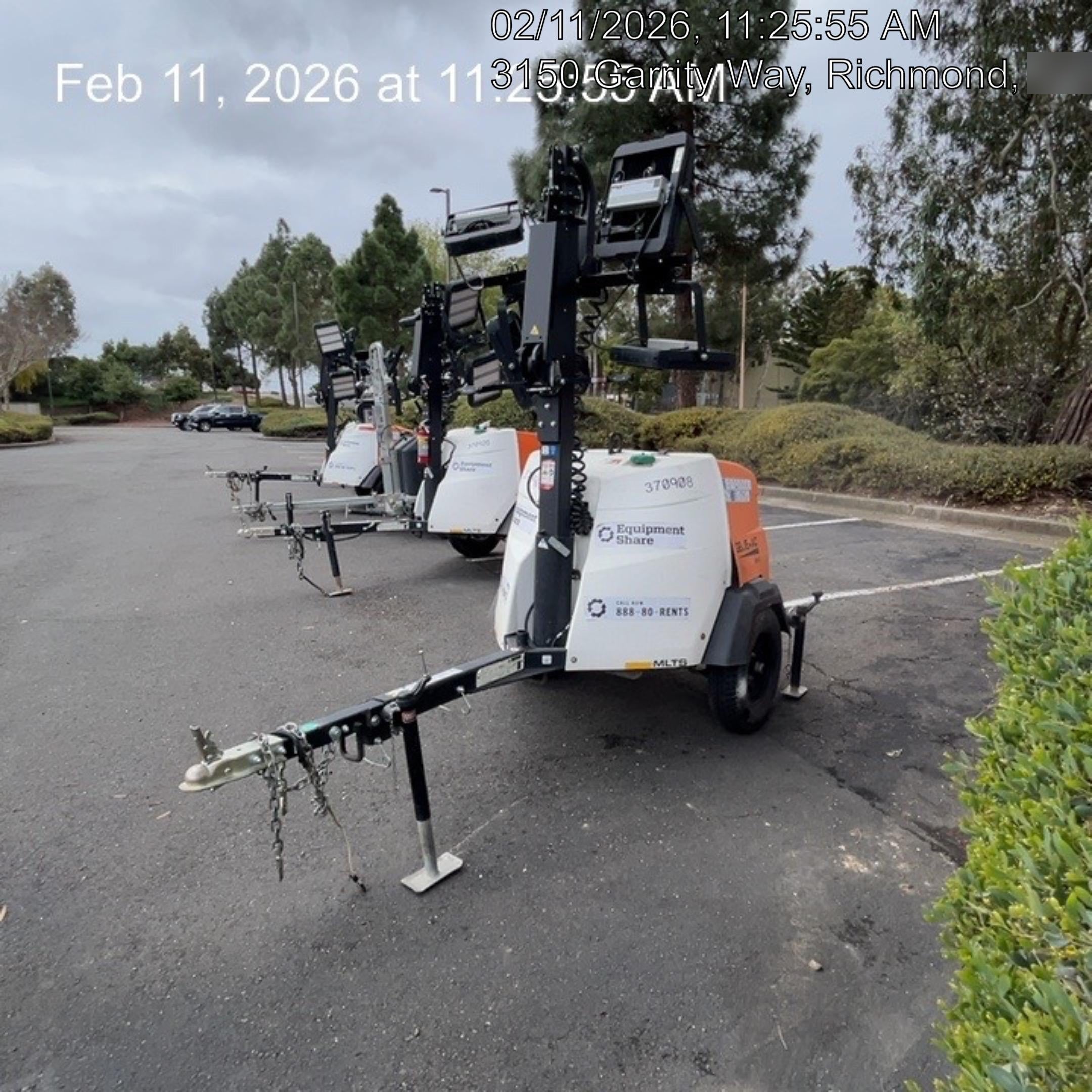2023 Generac MLT2 Diesel, Flex Switch 120V Input, Powerzone Controller, 
(4) 320W LED Lights, 4kW Generator, 39.9 Gal Fuel Tank, 2" Ball, T3