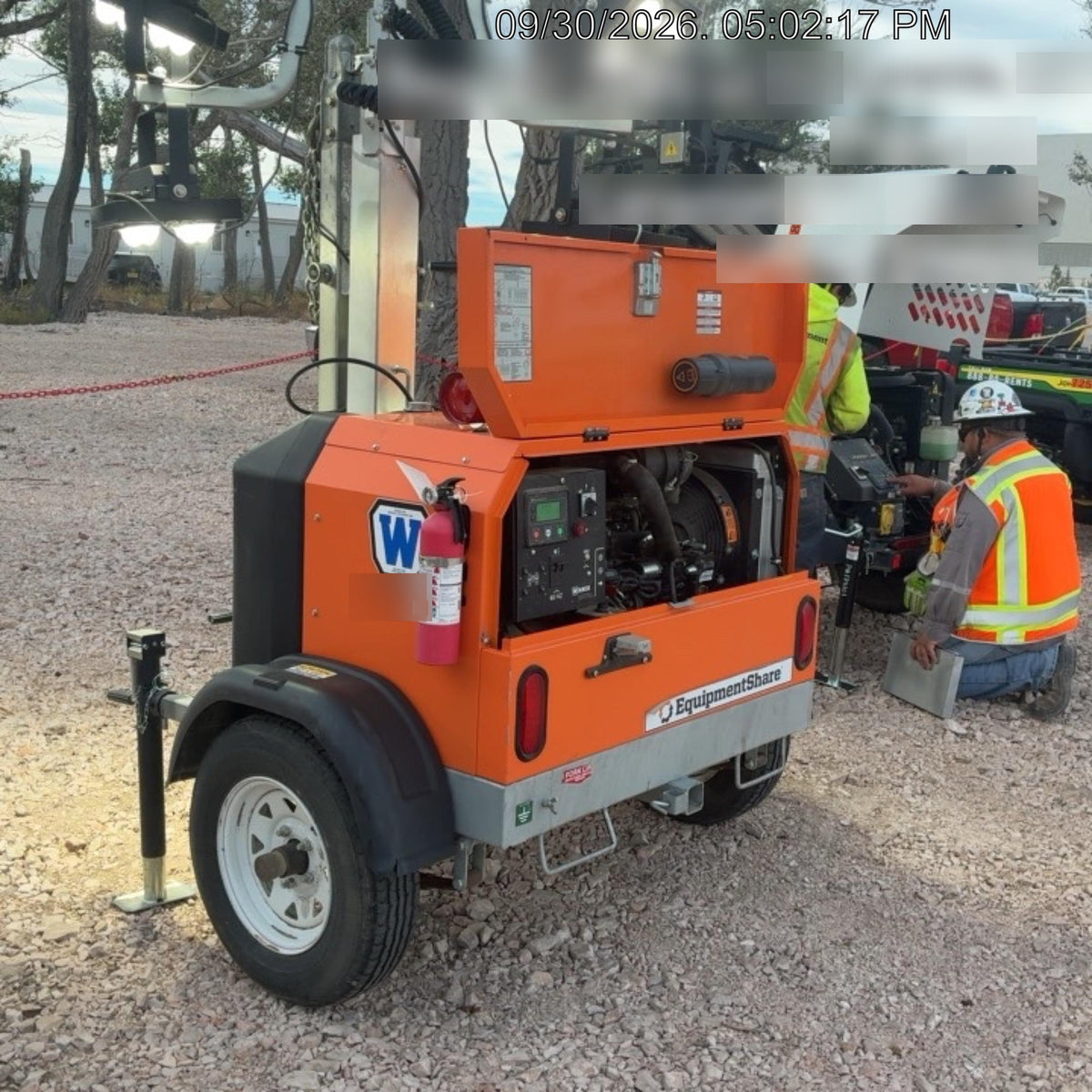 2023 Wanco WLTT-4MM4K Diesel, Deep Sea Controller, Shore Power Plug, Auto Start, (4) 350W LED Floodlights, 4kW Generator, 60 Gal Fuel Tank, 2" Ball, T3
