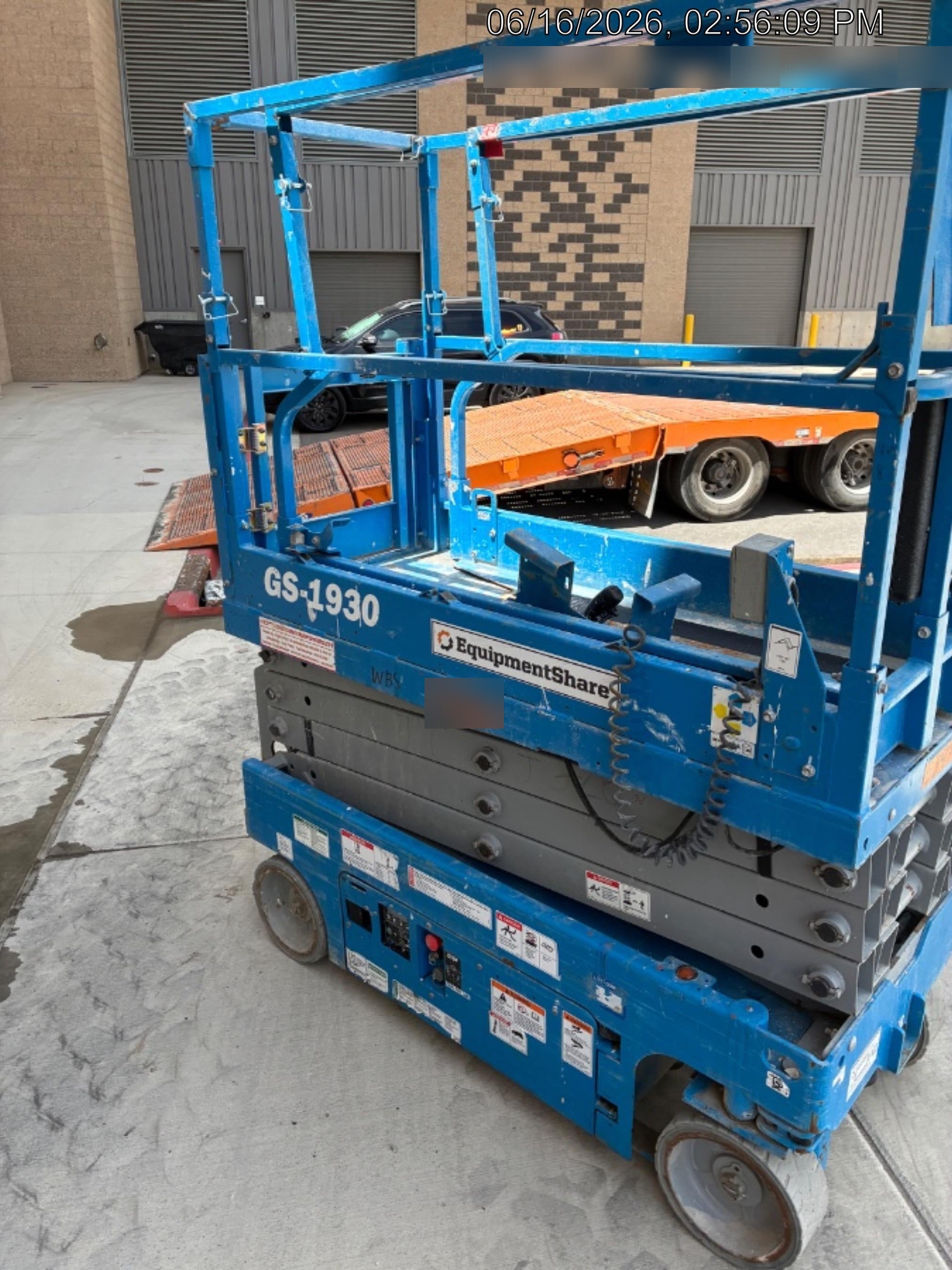 2020 Genie GS-1930 Solid Non Marking Tires, Beacon, Folding rails with half height swing gate