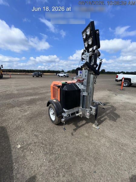 2025 Wanco WLTT-4MM4K Diesel, Mitsubishi L2E, 9.0HP @1800 rpm, Deep Sea Controller, Shore Power Plug, Auto Start, (4) 350W LED Floodlights, 4kW Generator, 60 Gal Fuel Tank, 2" Ball, T3
