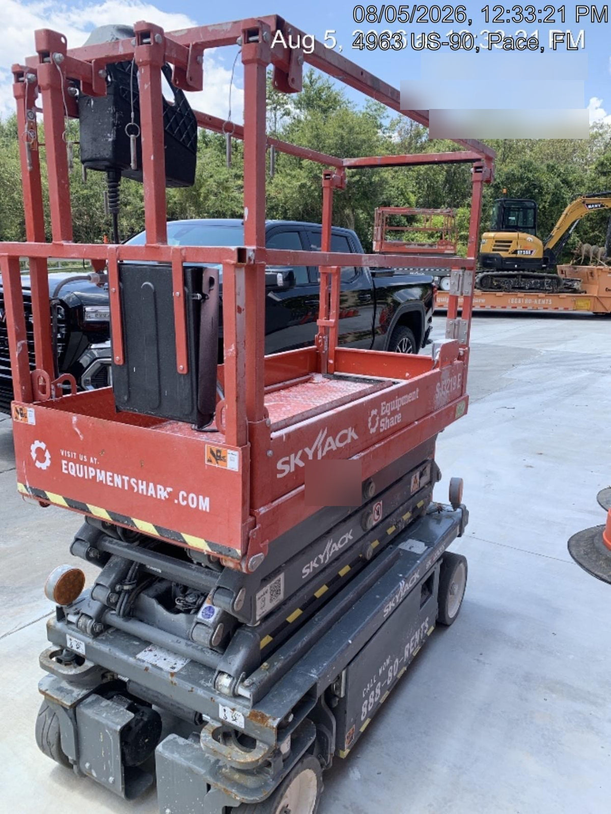 2024 Skyjack SJ3219 Electric Drive, Sld NM Tires, DBcns, RFRails, Power to Platform, T3 + Access Control