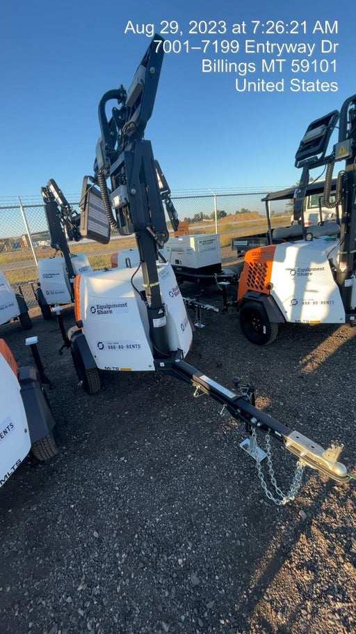 2023 Generac MLT2 Diesel, Flex Switch 120V Input, Powerzone Controller, (4) 320W LED Lights, 4kW Generator, 39.9 Gal Fuel Tank, 2" Ball, T3