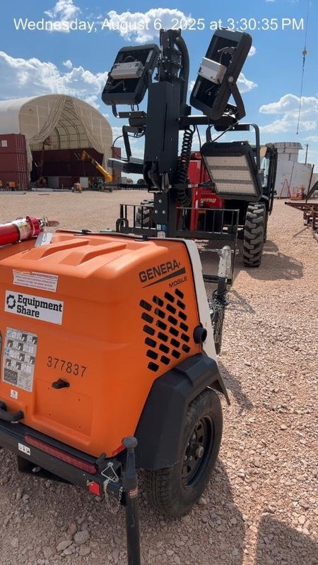 2023 Generac MLT2 Diesel, Flex Switch 120V Input, Powerzone Controller, 
(4) 320W LED Lights, 4kW Generator, 39.9 Gal Fuel Tank, 2" Ball, T3