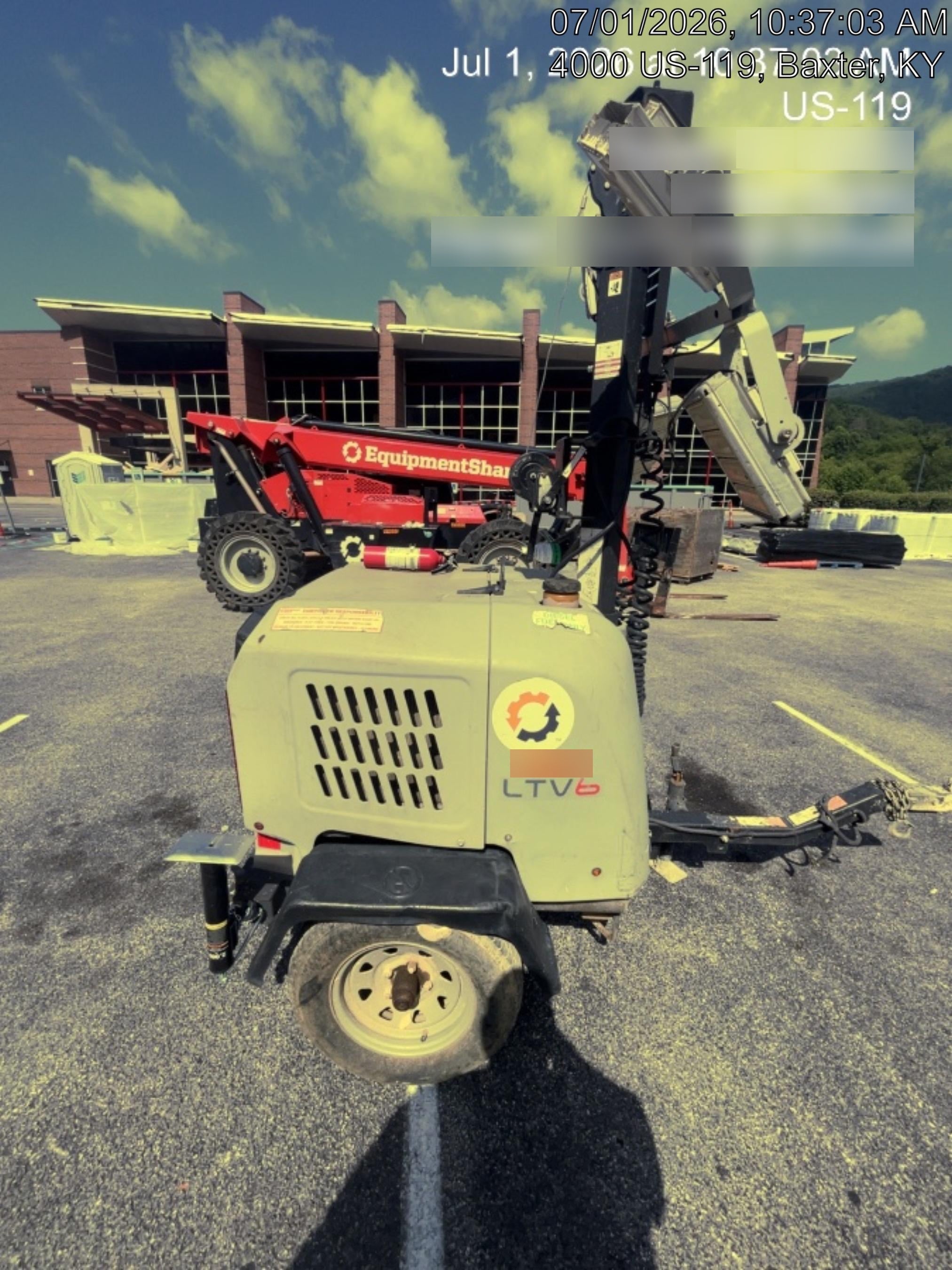 2019 Wacker Neuson LTV6K-LED Standard LED Towable Light Tower w/None