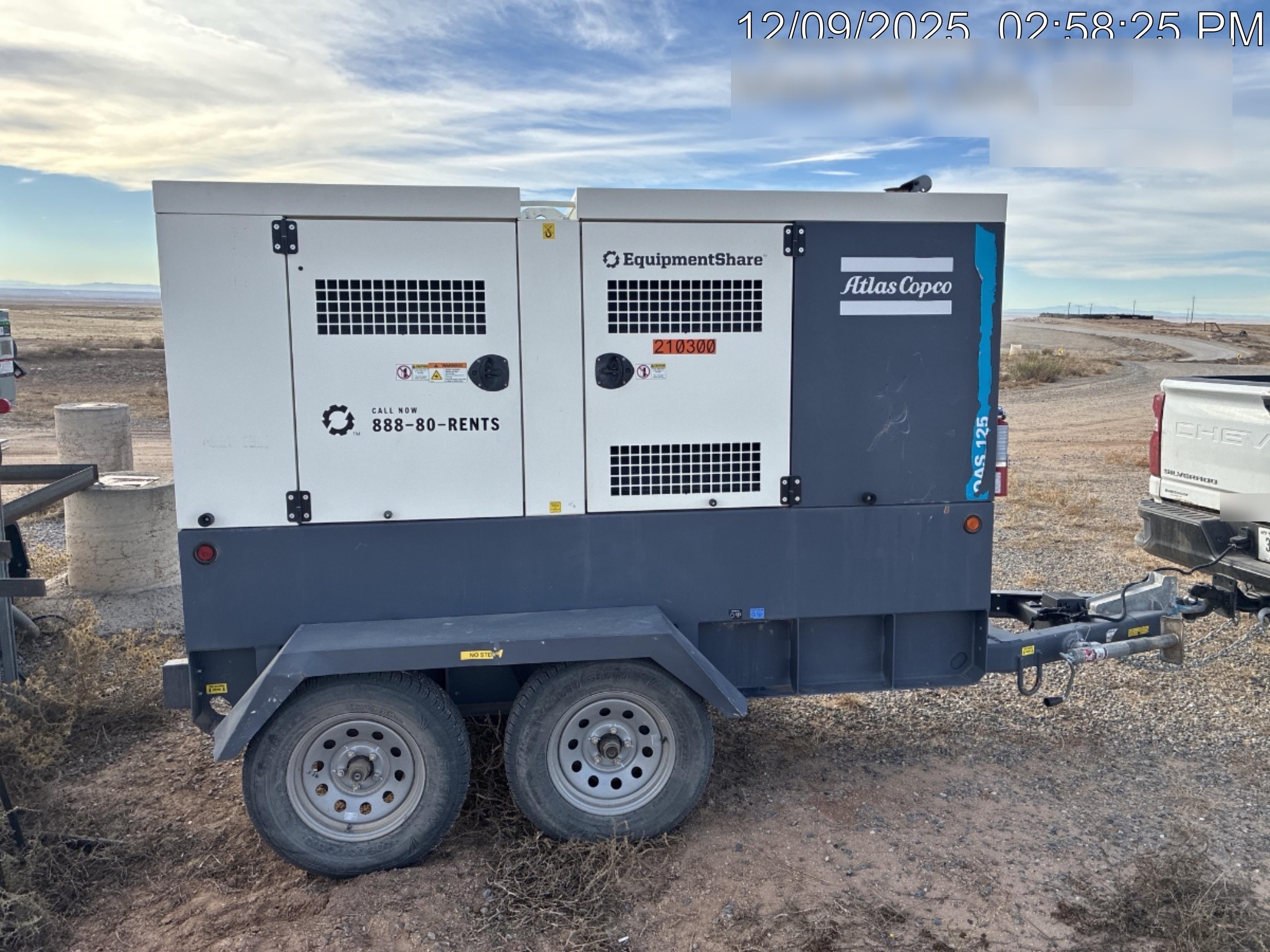 2022 ATLAS COPCO QAS 125