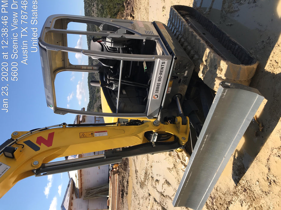 2020 Wacker Neuson EZ53 MX,TRK,LGD,CNPY,PC w/QC Coupler, 12"/18"/24" HD Buckets