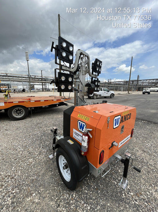 2024 Wanco WLTT-4MM4K Diesel, Deep Sea Controller, Shore Power Plug, Auto Start, (4) 350W LED Floodlights, 4kW Generator, 60 Gal Fuel Tank, 2" Ball, T3