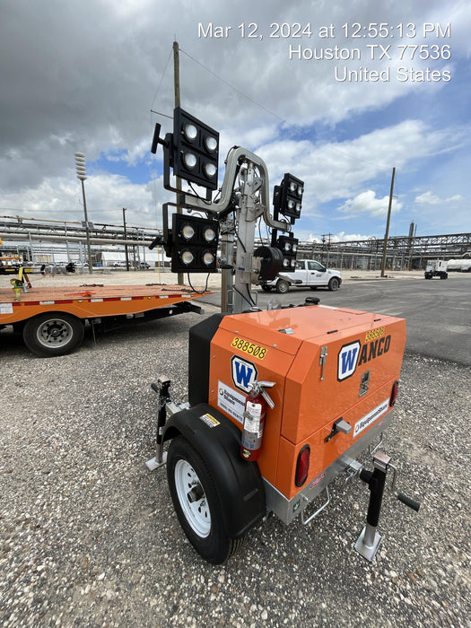 2024 Wanco WLTT-4MM4K Diesel, Deep Sea Controller, Shore Power Plug, Auto Start, (4) 350W LED Floodlights, 4kW Generator, 60 Gal Fuel Tank, 2" Ball, T3