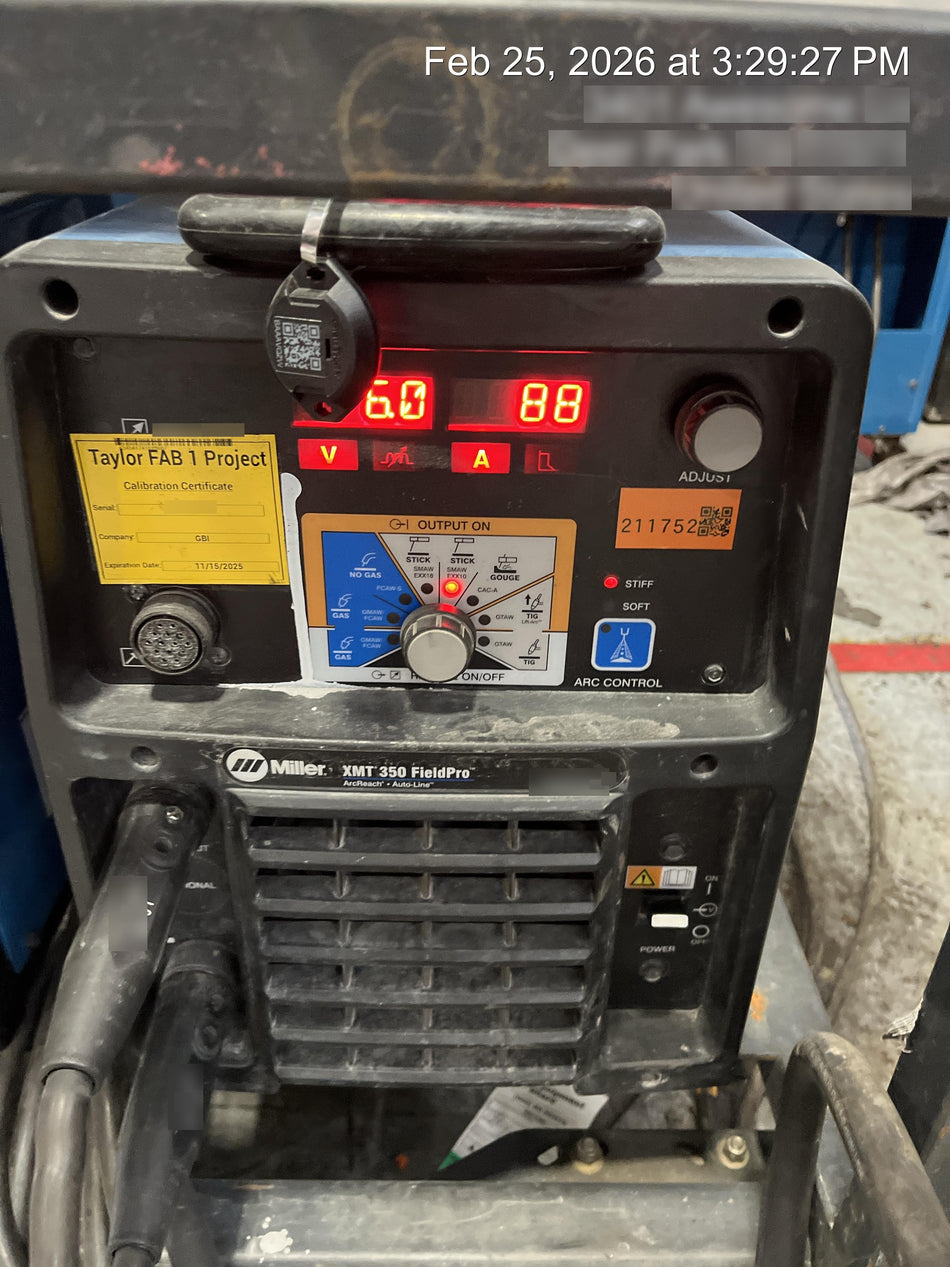 2021 MILLER ELECTRIC XMT 350