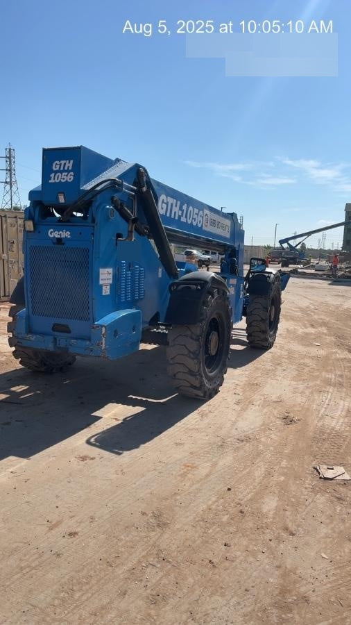 2019 Genie GTH-1056 Canopy, Solid RT Tires, LED Work Lights, Beacon 60" QA Carriage, 60" Forks