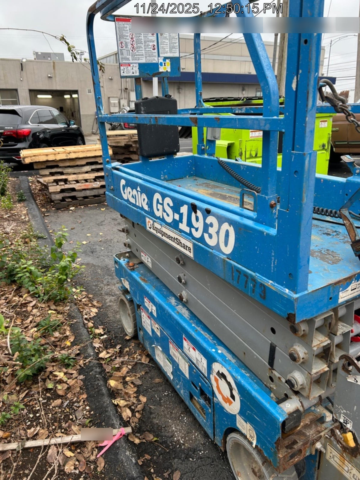 2018 Genie GS-1930 Genie GS-1930 w/Fixed Rail, Chain Entry