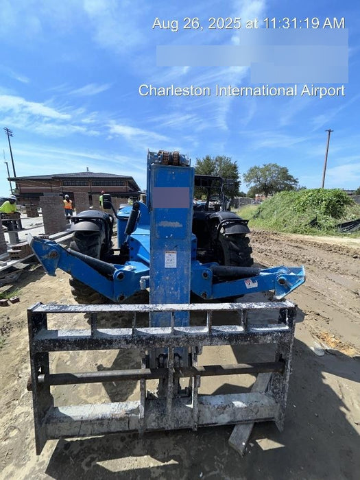 2019 Genie GTH-1056 Canopy, Solid RT Tires, LED Work Lights, Beacon 60" QA Carriage, 60" Forks