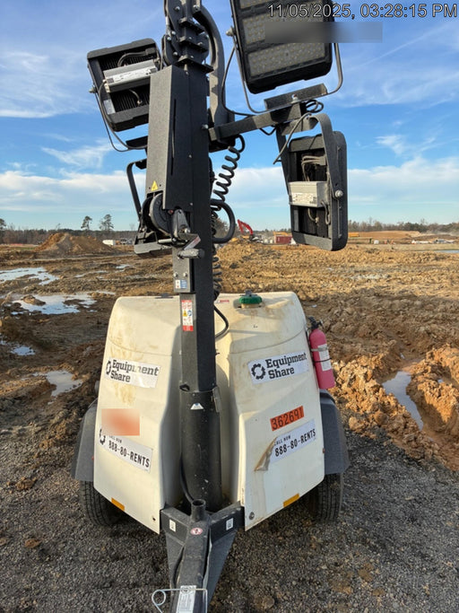 2023 Generac MLT2 Diesel, Flex Switch 120V Input, Powerzone Controller, 
(4) 320W LED Lights, 4kW Generator, 39.9 Gal Fuel Tank, 2" Ball, T3