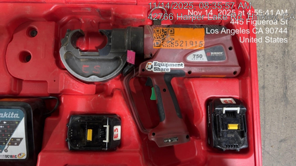 2025 BURNDY PAT750LI