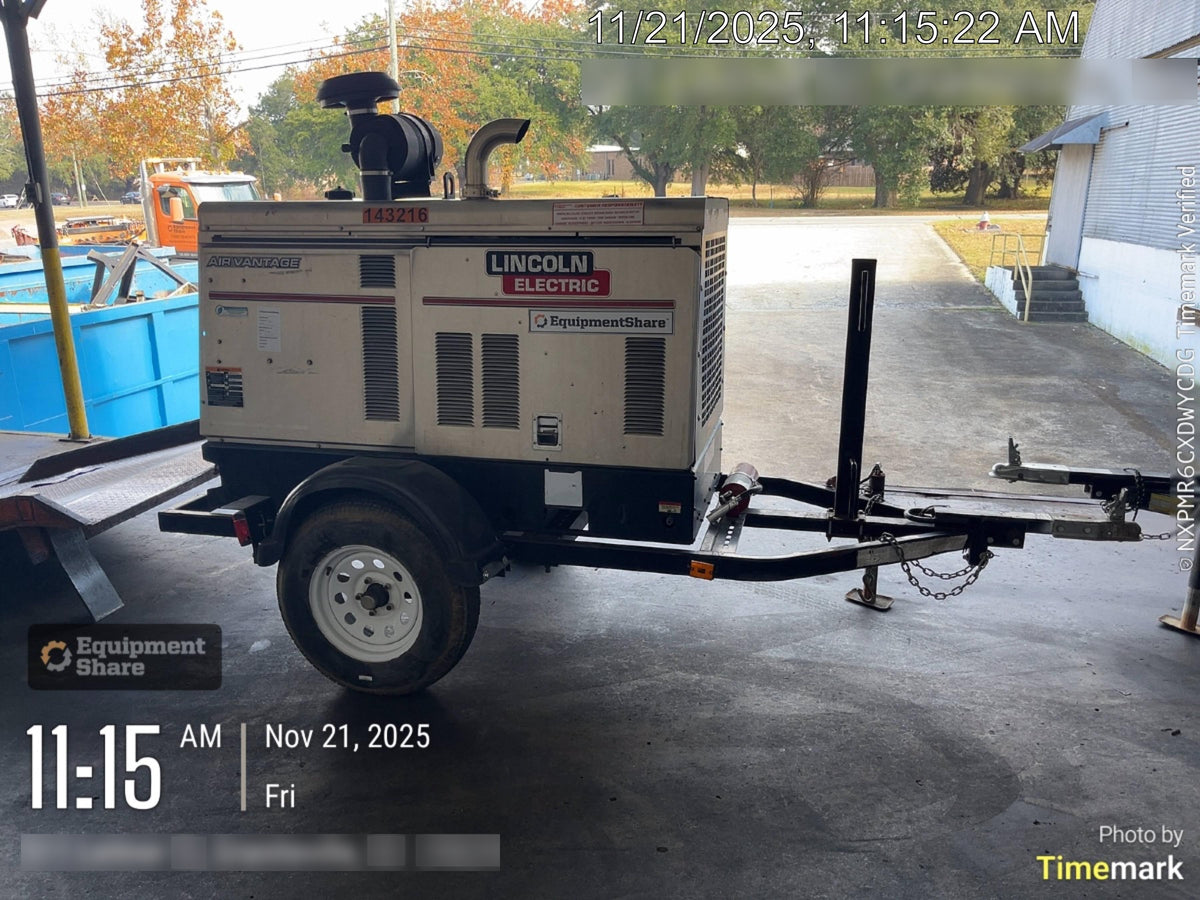 2021 Lincoln Electric Air Vantage 566 Air Vantage 566X Ready Pak 3 (includes trailer, cable rack, fender light kit); no telematics