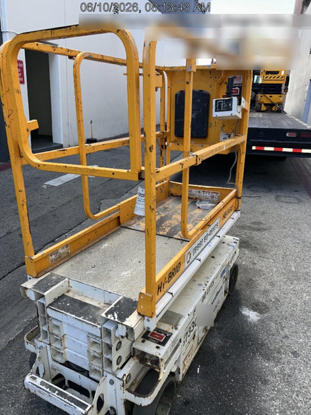 Custom Equipment HB-1430 <ul>
 <li>Hy-Brid Scissor Lift</li>
  <li>Platform capacity up to 670 lbs.</li>
  <li>Working height up to 20 ft</li>
  <li>Weighs under 1,700 lbs.</li>
  <li>Non-marking wheels </li>
</ul>