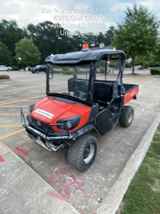 2020 Kubota RTV-XG850WL-H 4wd Utility Cart, 4 Seat,Gas, LED Strobe, Windshield Tempered Glass, Plastic Canopy, Wire Harness Kit, Backup Alarm