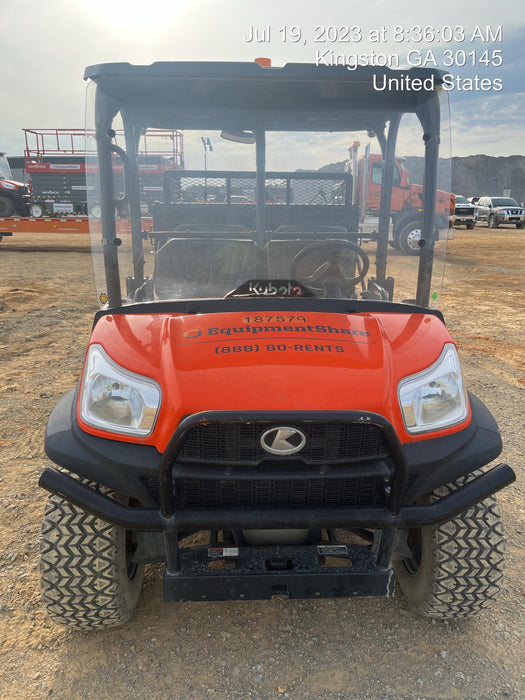 2021 Kubota RTV-X1140W-H Plastic Canopy, Windshield Acrylic Clear, LED Strobe Light, Wire Harness Kit, Back up Alarm