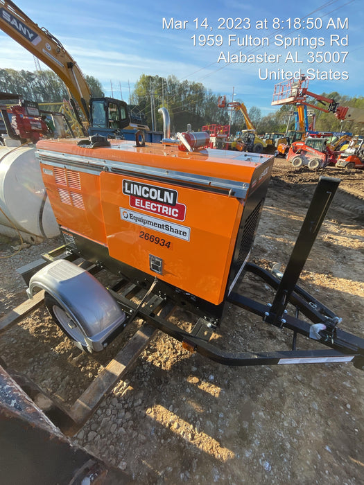 2022 Lincoln Electric LE400 Kubota V1505, Trlr, Cable Rack, Light Kit, ES Decals, T3