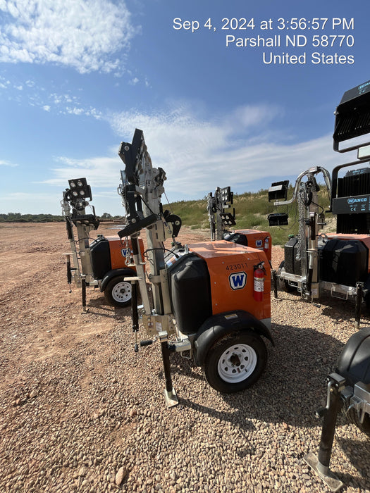 2024 Wanco WLTT-4MM4K Diesel, Deep Sea Controller, Shore Power Plug, Auto Start, (4) 350W LED Floodlights, 4kW Generator, 60 Gal Fuel Tank, 2" Ball, T3