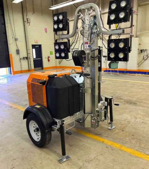 2024 Wanco WLTT-4MM4K Diesel, Deep Sea Controller, Shore Power Plug, Auto Start, (4) 350W LED Floodlights, 4kW Generator, 60 Gal Fuel Tank, 2" Ball, T3