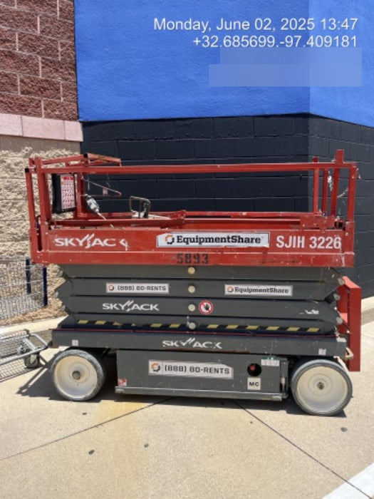 2017 Skyjack SJIII-3226 Skyjack SJ3226, Trojan Battery Set, Extended Warranty 5yr/5k hr