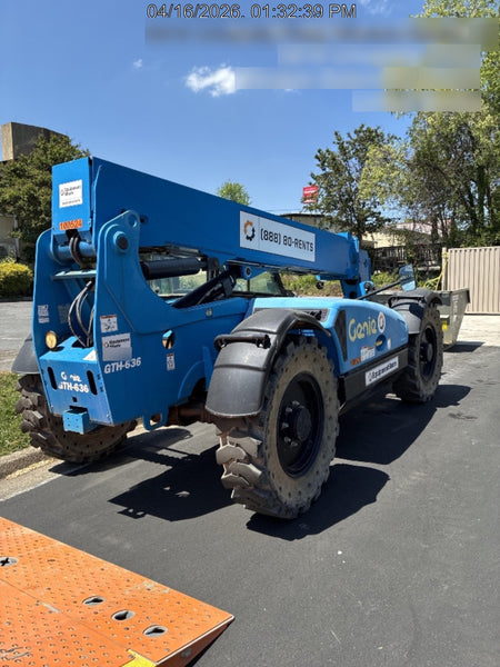 2020 Genie GTH-636 Cab/Heat/Air, Solid Tires, Work Lights, Beacon, Aux Hydraulics, Back up Alarm