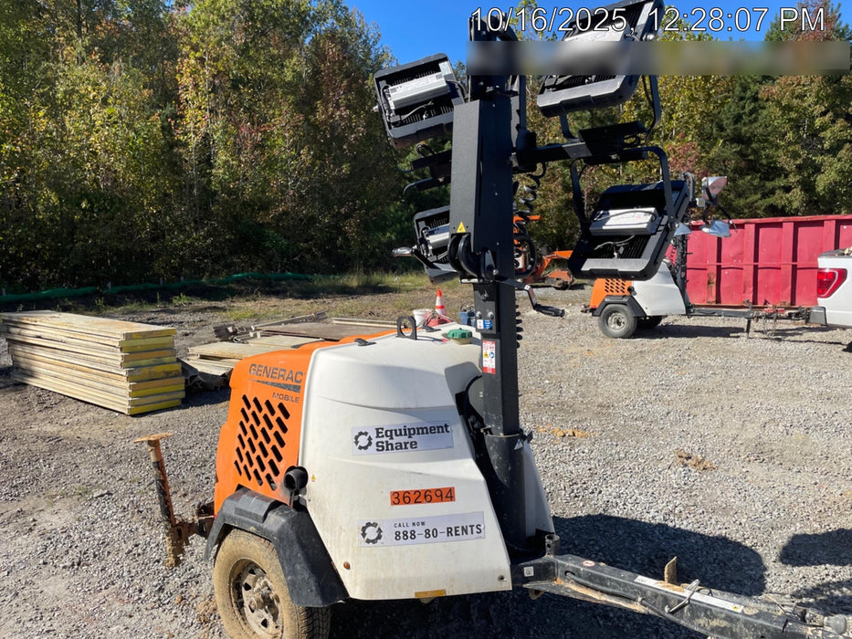 2023 Generac MLT2 Diesel, Flex Switch 120V Input, Powerzone Controller, 
(4) 320W LED Lights, 4kW Generator, 39.9 Gal Fuel Tank, 2" Ball, T3