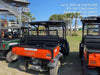2022 Kubota RTV-X1140W-H Plastic Canopy, Windshield Acrylic Clear, LED Strobe Light, Wire Harness Kit, Back up Alarm