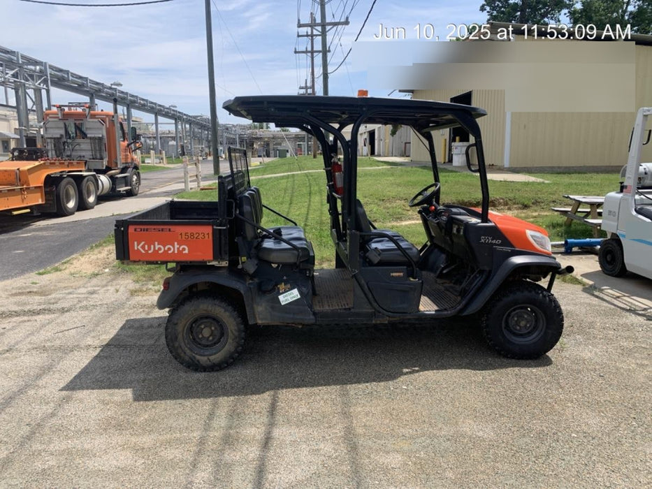 2021 Kubota RTV-X1140W-H Plastic Canopy, Windshield Acrylic Clear, LED Strobe Light, Wire Harness Kit, Back up Alarm