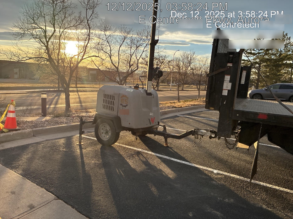 Wacker Neuson LTV6K-MH Wacker Neuson LTV6K Mobile Light Tower w/Fuel Level Sensor Installed