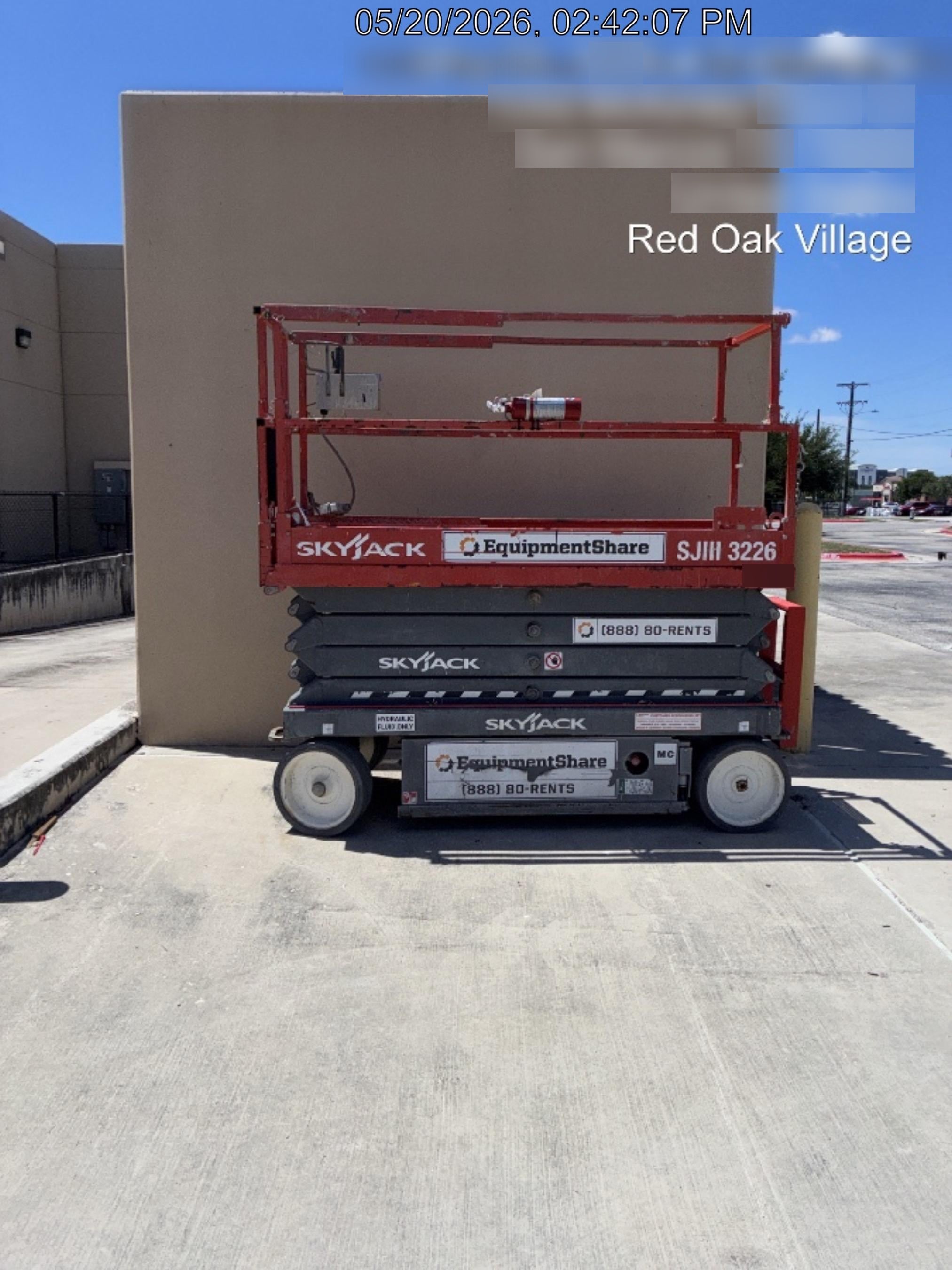 2019 Skyjack SJIII-3226 Standard Options, Trojan Batteries