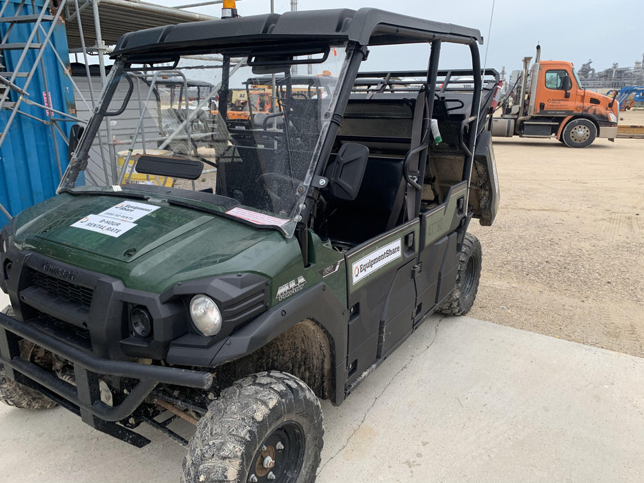 2019 Kawasaki Mule PRO-DXT Standard Options, Backup Alarm, Beacon, Plastic Hard Top, Poly Windshield, Horn Kit