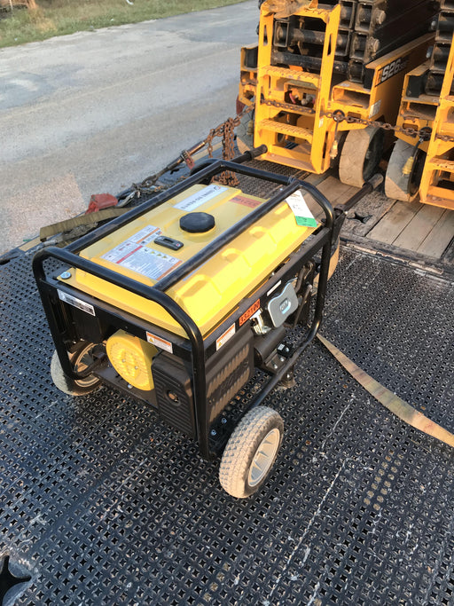 2023 Atlas Copco P6500W 5.5kW, AC390FD Gasoline Engine, Wheel & Handle Kit, (2) 120V Duplex 15A + (1) 120/240V 30A Twist Lock