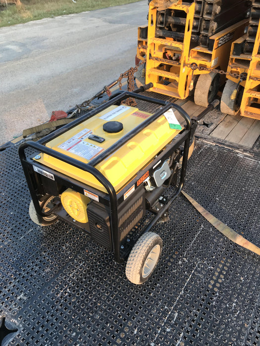 2023 Atlas Copco P6500W 5.5kW, AC390FD Gasoline Engine, Wheel & Handle Kit, (2) 120V Duplex 15A + (1) 120/240V 30A Twist Lock
