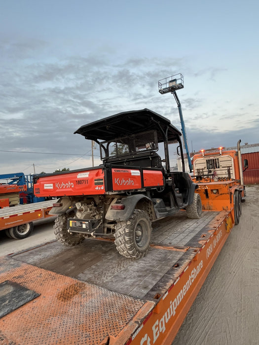 2022 Kubota RTV-X1140W-H Plastic Canopy, Windshield Acrylic Clear, LED Strobe Light, Wire Harness Kit, Back up Alarm