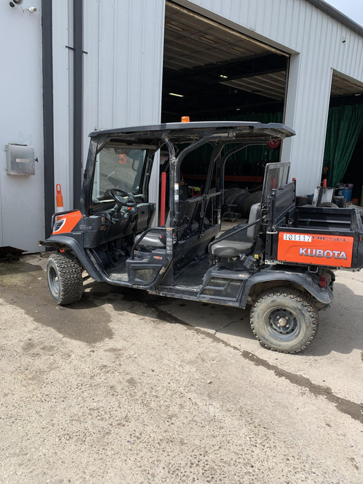 Kubota RTV-X1140W-H 4WD, LED Strobe, Windshield Acrylic Clear, Plastic Canopy, Wire Harness Kit, Backup Alarm